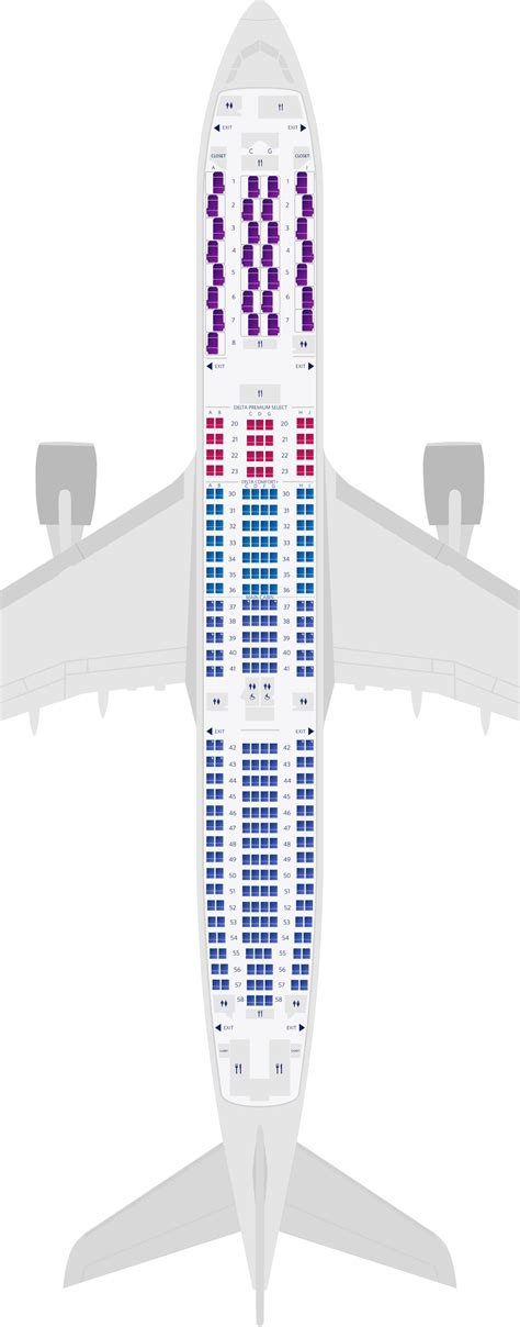 airbus a330-900neo seat map